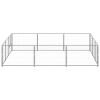 Dog Kennel Silver 96.9 ft¬≤ Steel